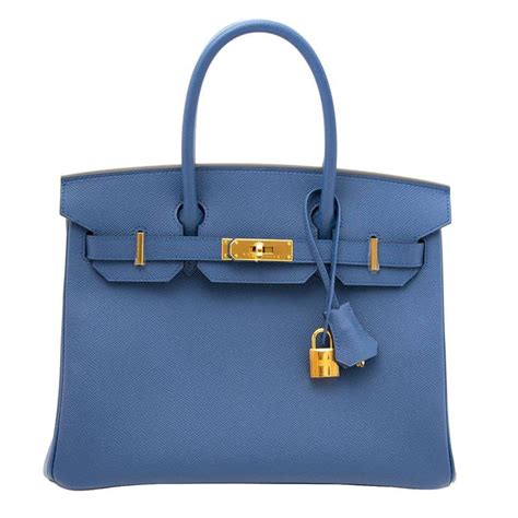 hermes agate blue epsom|Hermès Birkin 30 Epsom Bleu Agate .